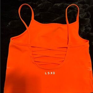 LSKD Women's Orange Crop Top